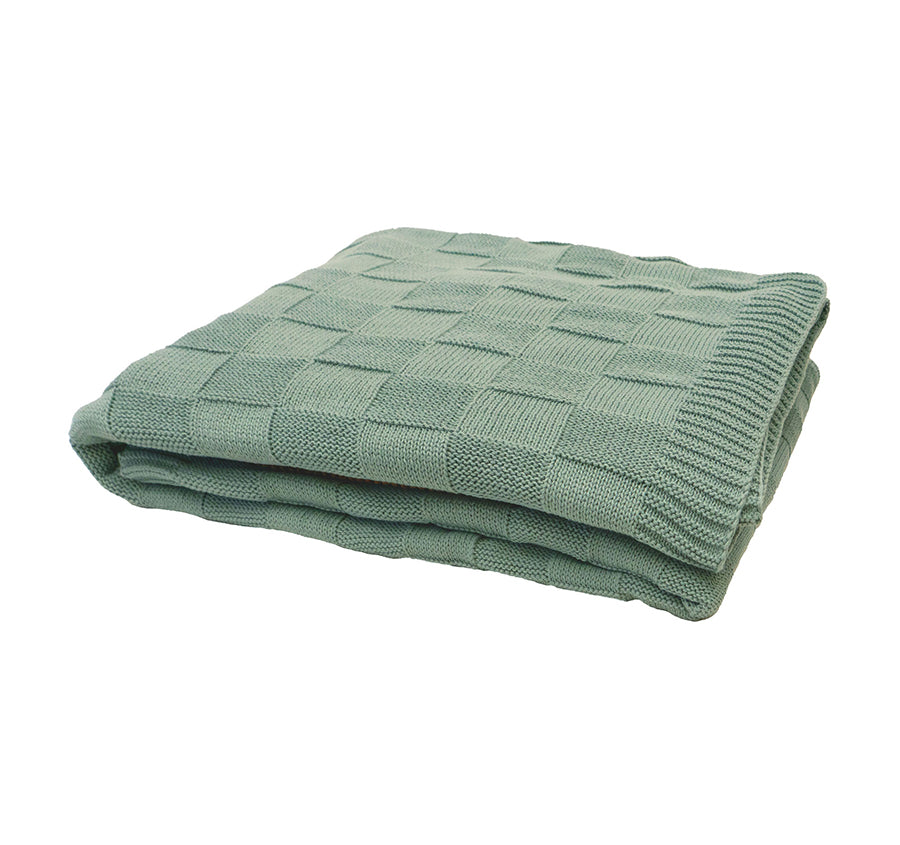 Solomon 130x200cm Throw Rug Eucalyptus