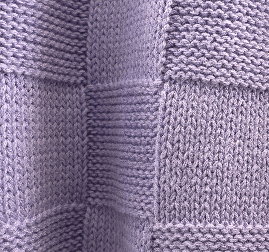 Solomon 130x200cm Throw Rug Lilac