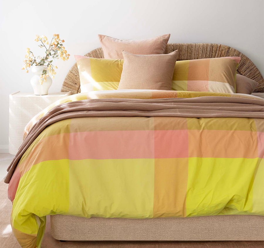 Sullivan Quilt Cover Set Range Sunshine