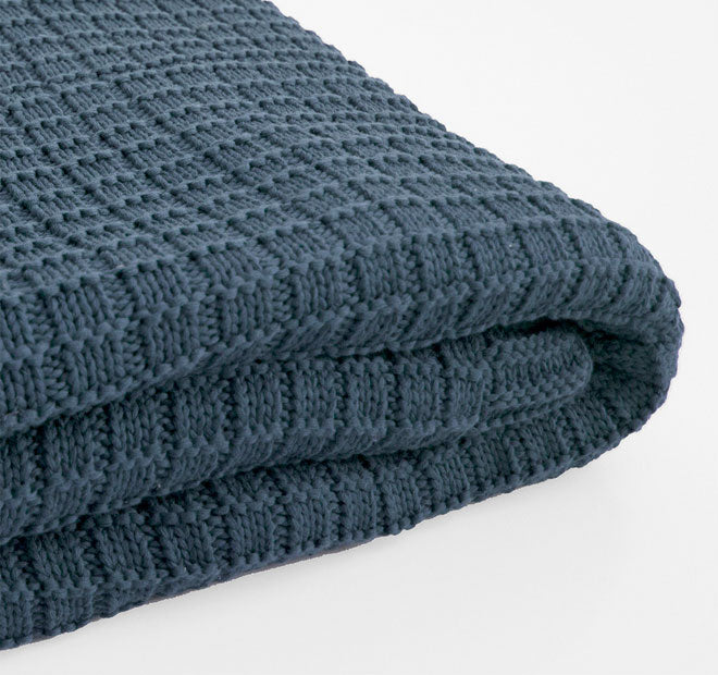 Tanami 130x200cm Throw Rug Bluestone