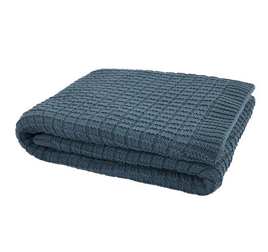 Tanami 130x200cm Throw Rug Bluestone