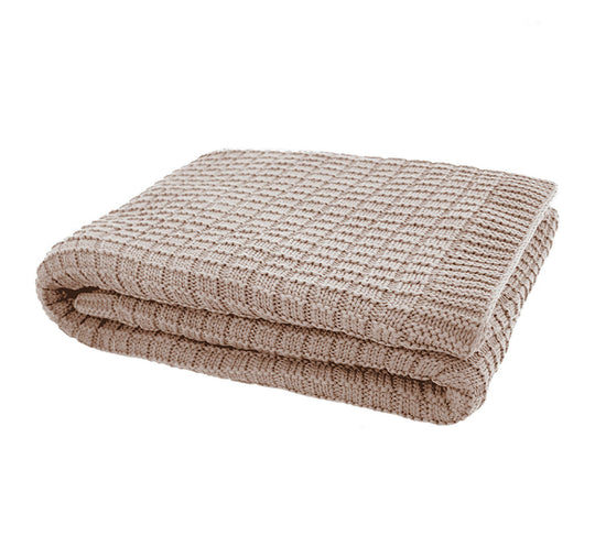 Tanami 130x200cm Throw Rug Latte