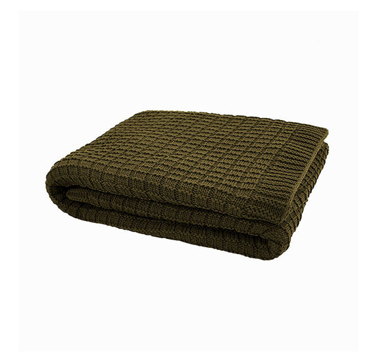 Tanami 130x200cm Throw Rug Olive