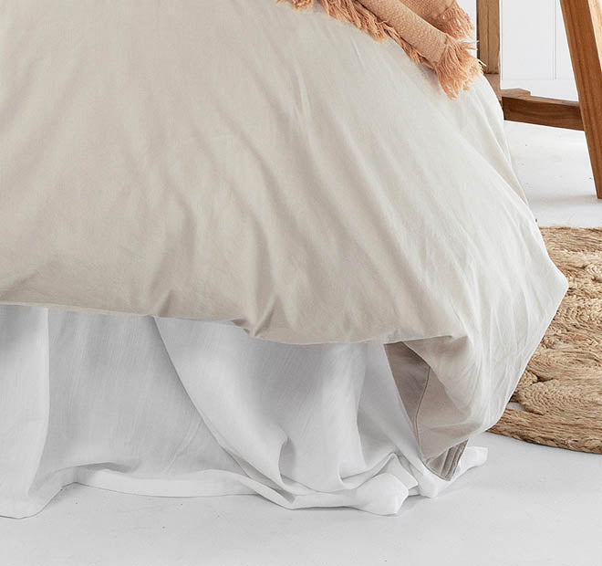 Temple Organic Cotton Quilt Cover Set Range Pebble