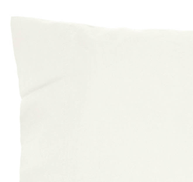 Temple Organic Cotton Standard Pillowcase Pair Snow