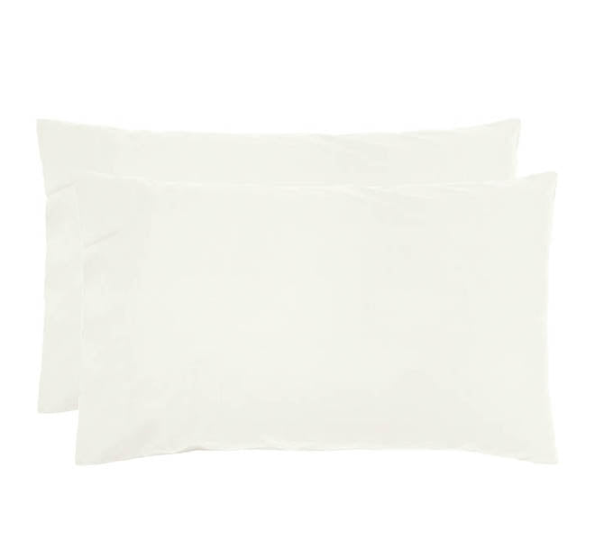 Temple Organic Cotton Standard Pillowcase Pair Snow