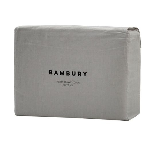 Temple Organic Cotton Mega Sheet Set Range Grey