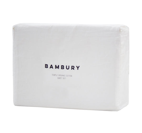 Temple Organic Cotton Mega Sheet Set Range Snow