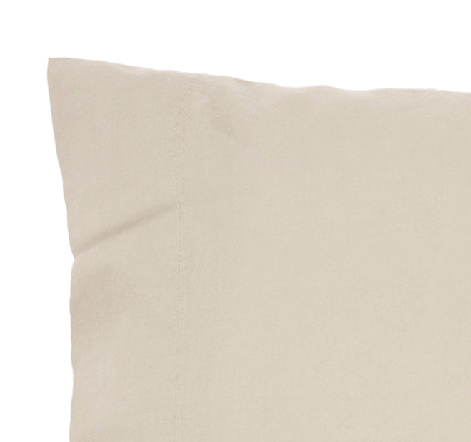 Temple Organic Cotton Mega Sheet Set Range Pebble