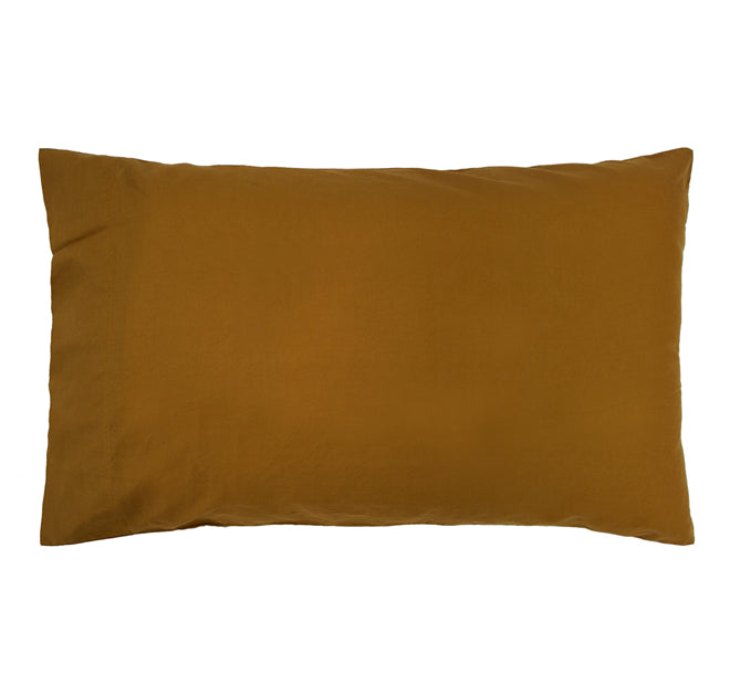 Temple Organic Cotton Sheet Set Range Tobacco