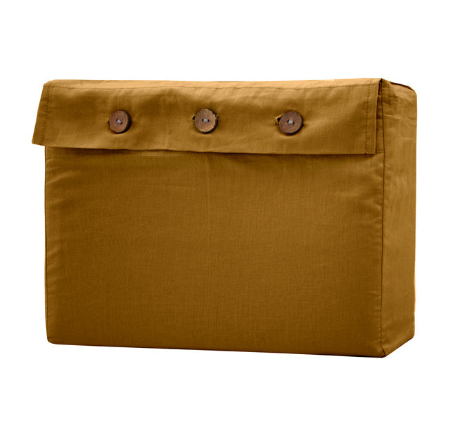 Temple Organic Cotton Sheet Set Range Tobacco