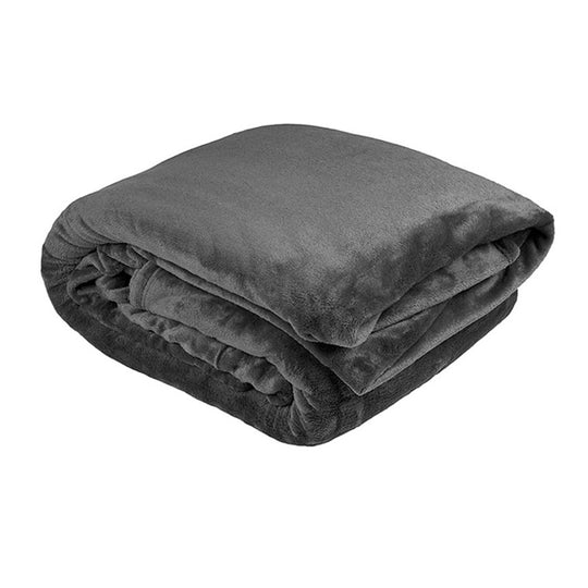 Ultraplush Blanket Range Charcoal