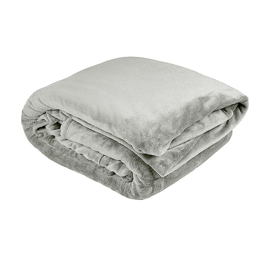 Ultraplush Blanket Range Silver