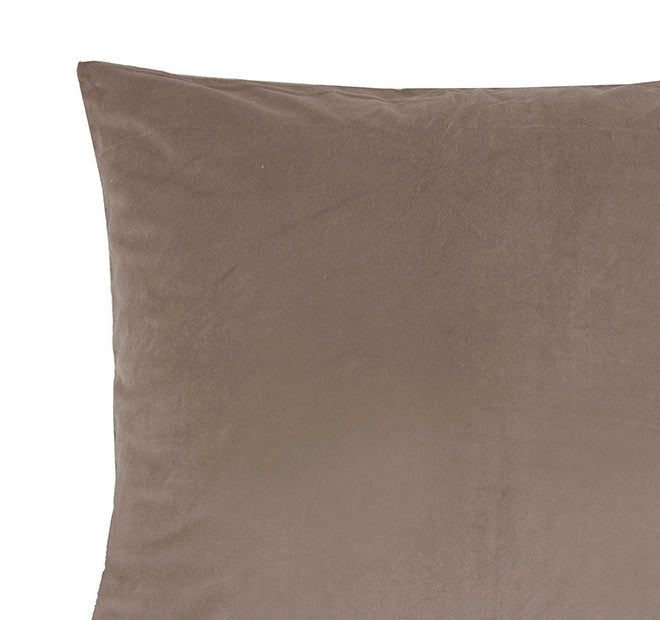 Velvet European Pillowcase Almond