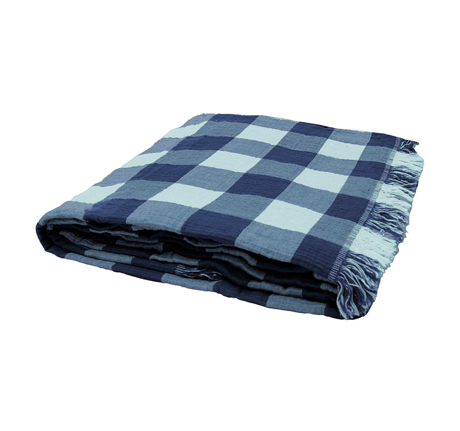 Willow 130x200cm Throw Rug Blue