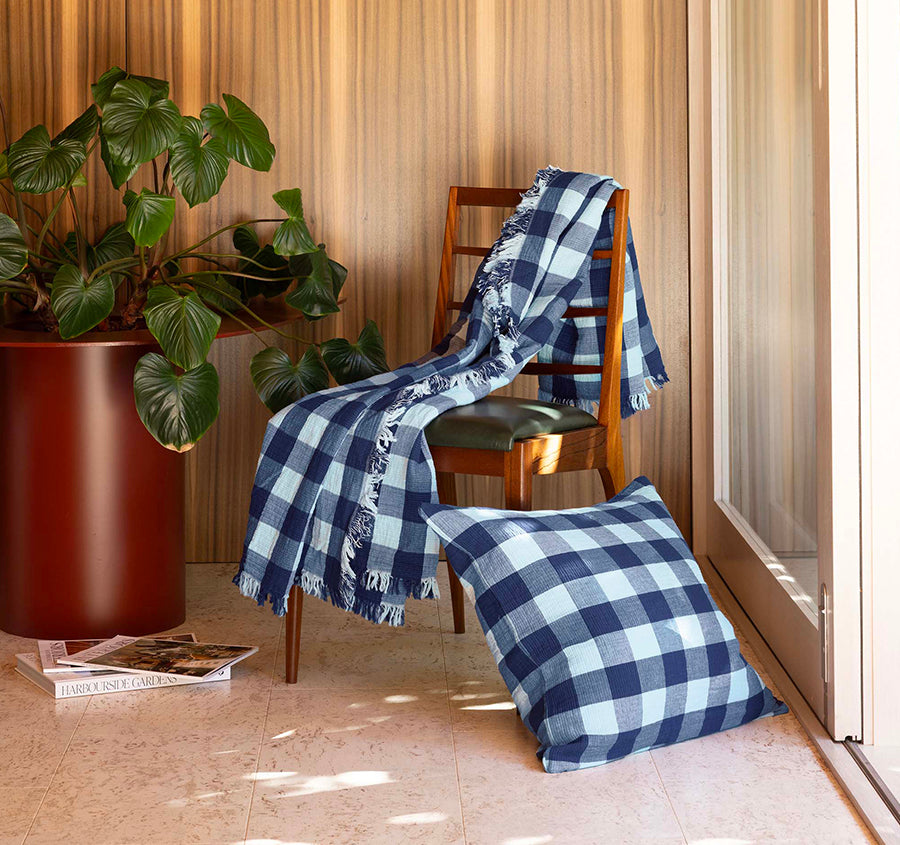 Willow 50x50cm Filled Cushion Blue