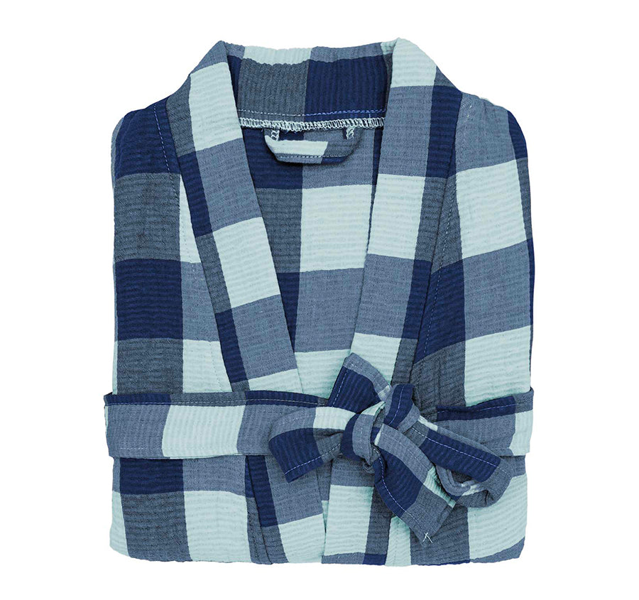 Willow Short Robe Range Blue
