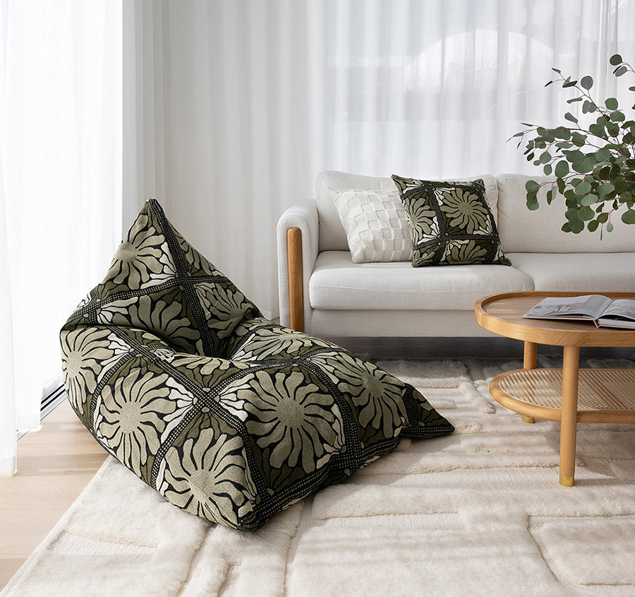 Zinnia 50x50cm Filled Cushion Moss – Manchester Warehouse