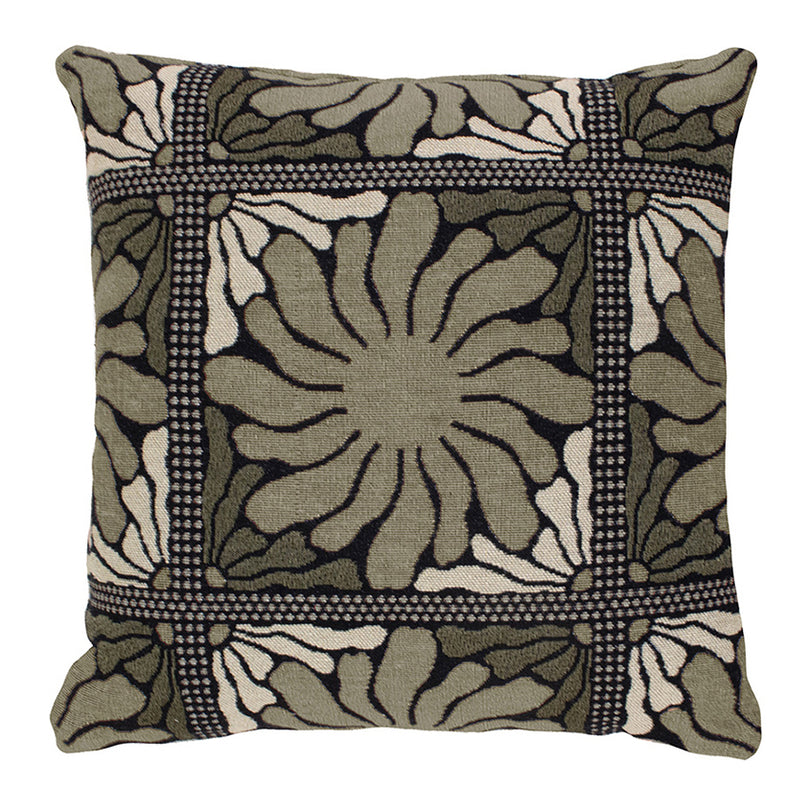 Zinnia 50x50cm Filled Cushion Moss – Manchester Warehouse