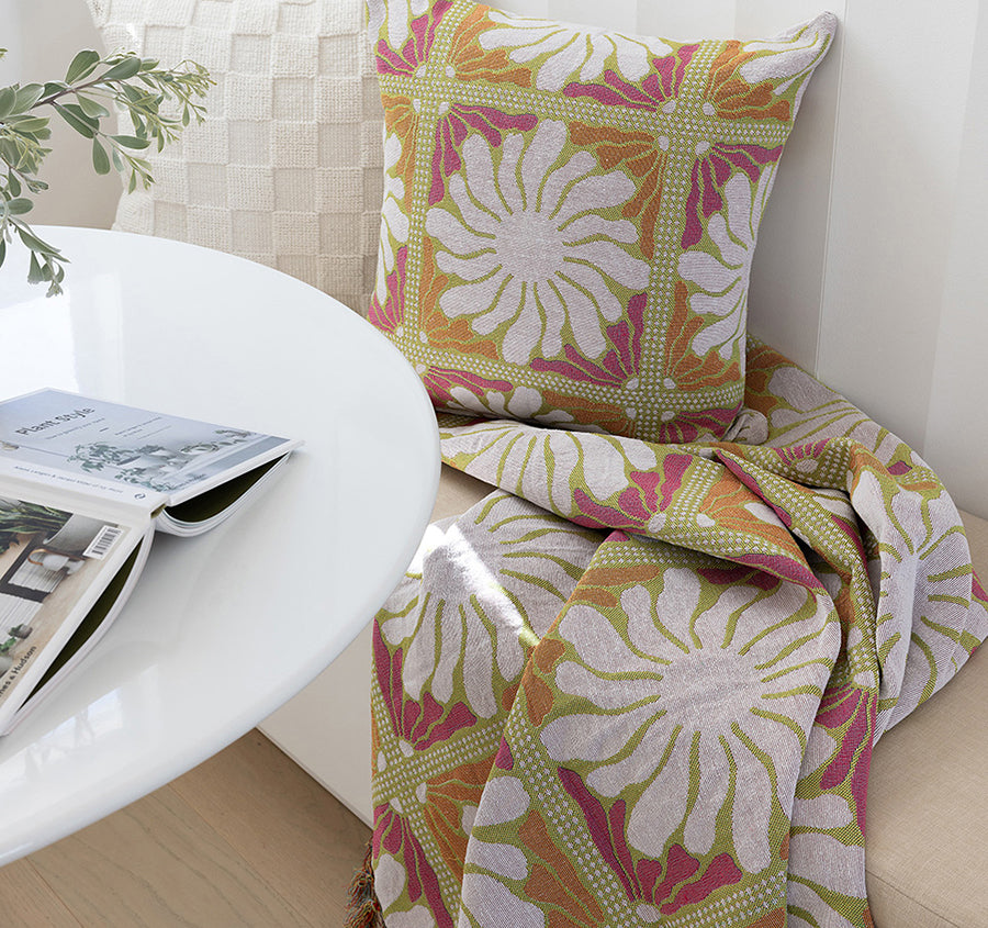 Zinnia 130x180cm Throw Rug Sorbet