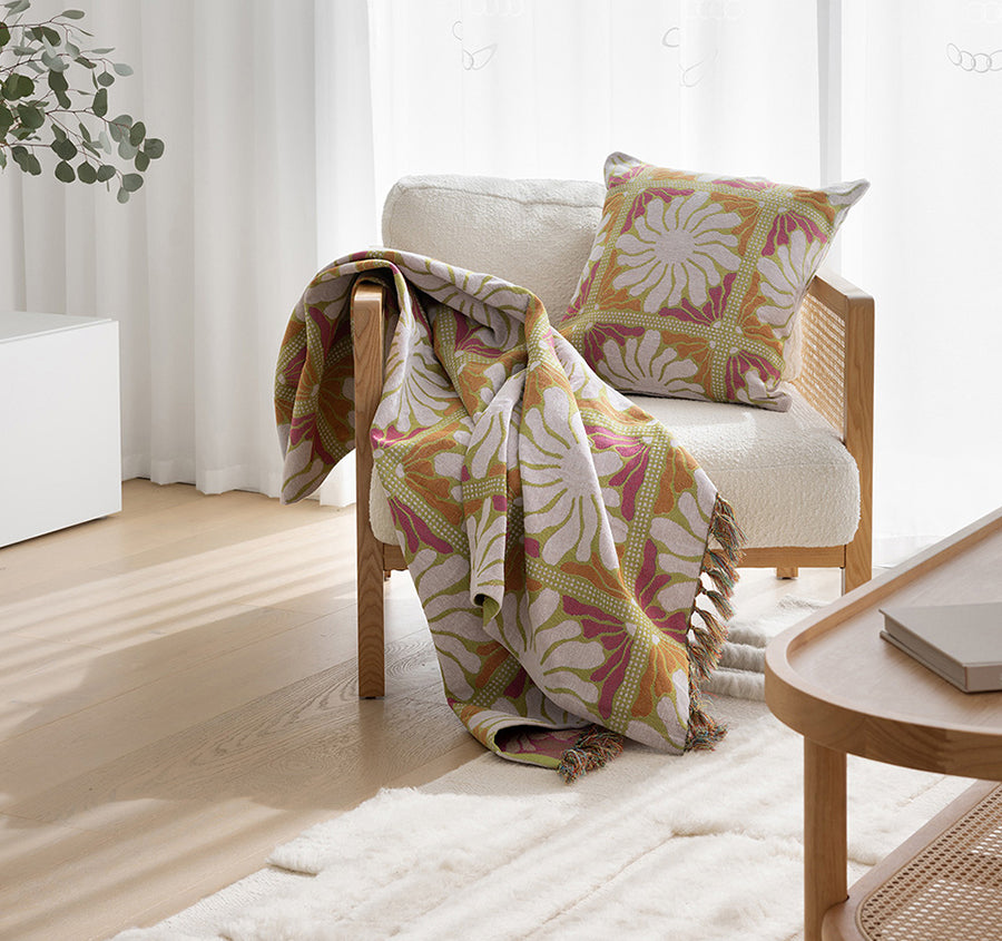 Zinnia 130x180cm Throw Rug Sorbet