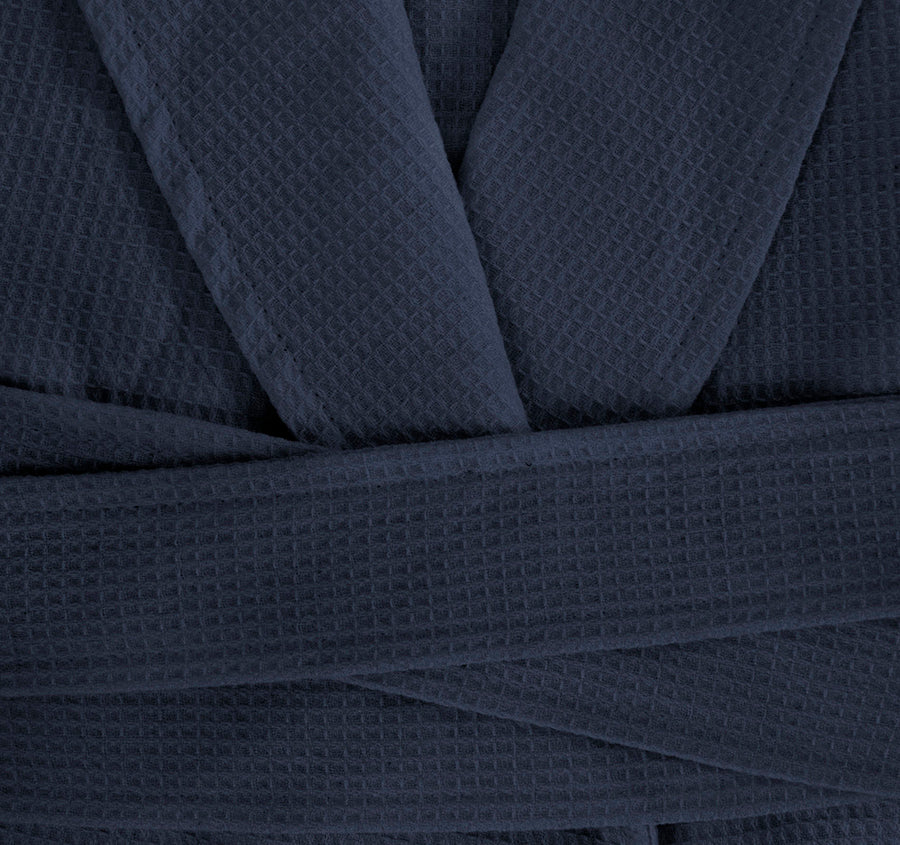 Chateau Waffle Robe Navy