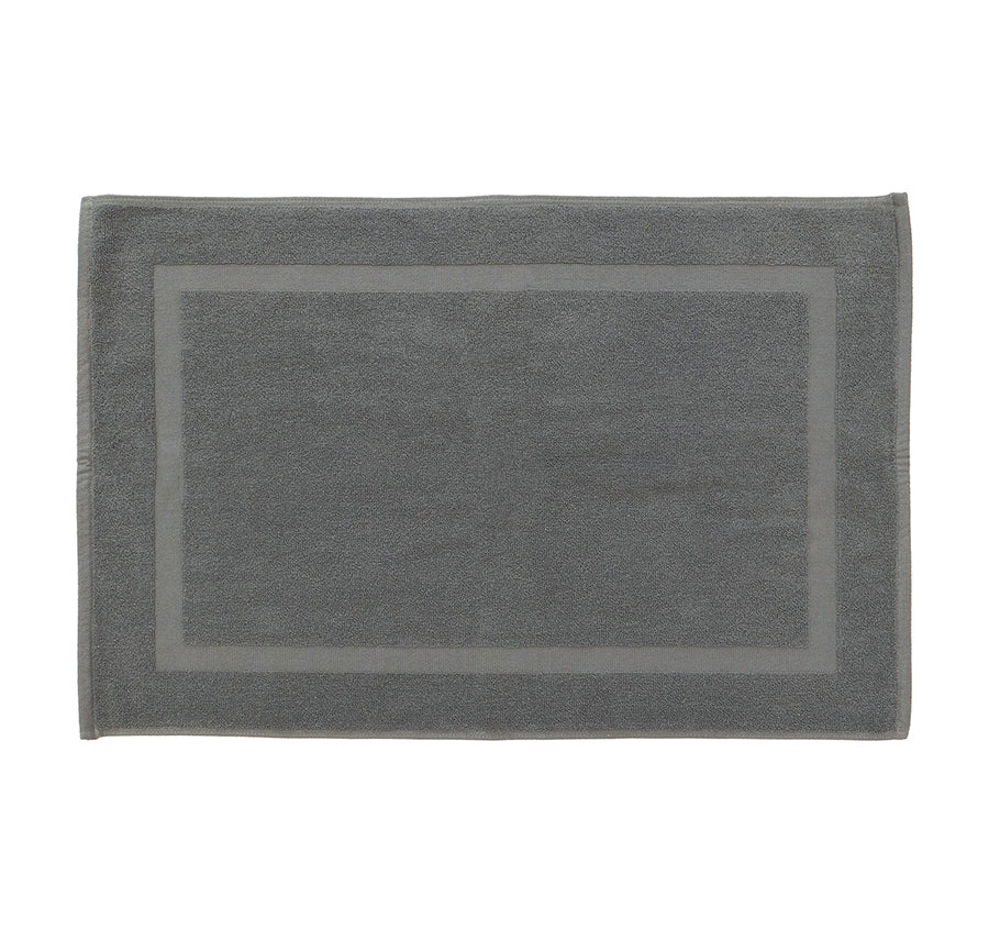 Chateau 800gsm Cotton Bath Mat Charcoal