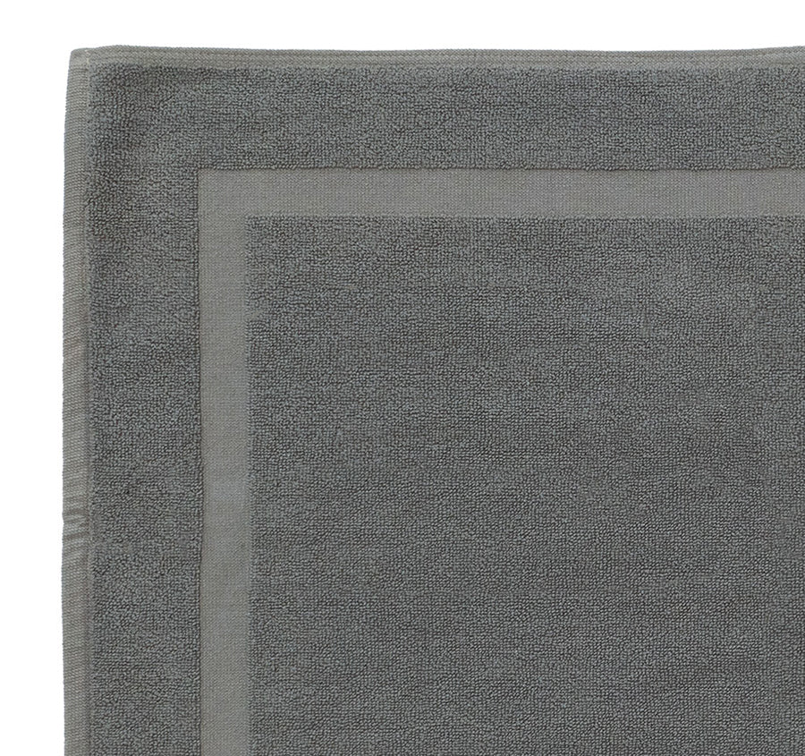 Chateau 800gsm Cotton Bath Mat Charcoal