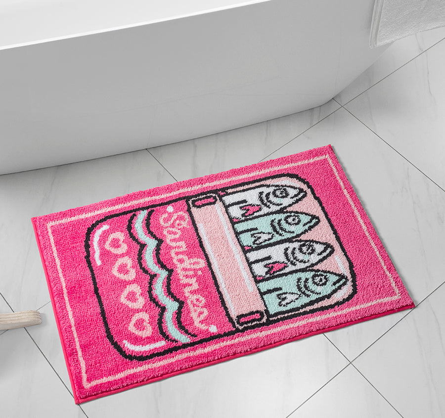 Betsey Sardines 50 x 80cm Bath Mat