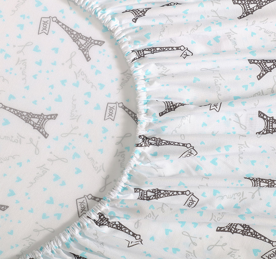 Je Taime Paris Sheet Set Range Blue