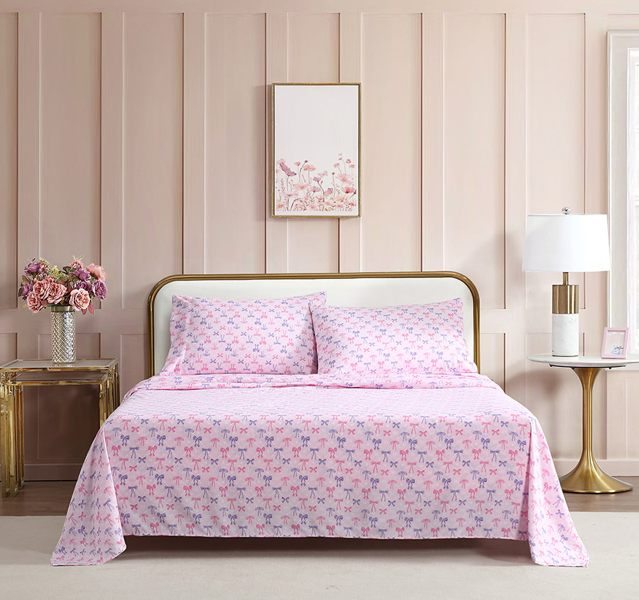 Lovely Bow Trellis Sheet Set Range 