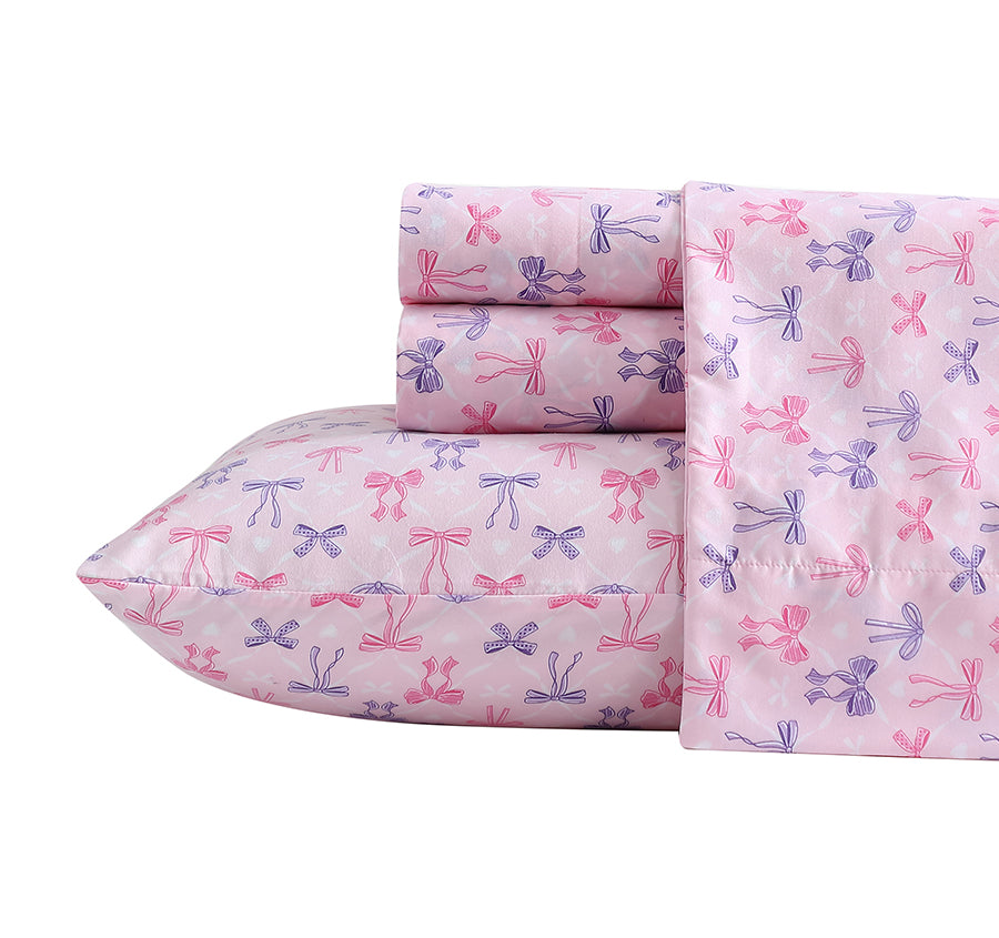 Lovely Bow Trellis Sheet Set Range 