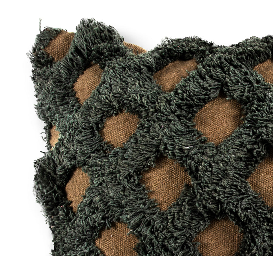 Betula 45x45cm Filled Cushion Green