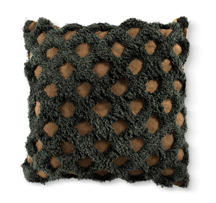 Betula 45x45cm Filled Cushion Green