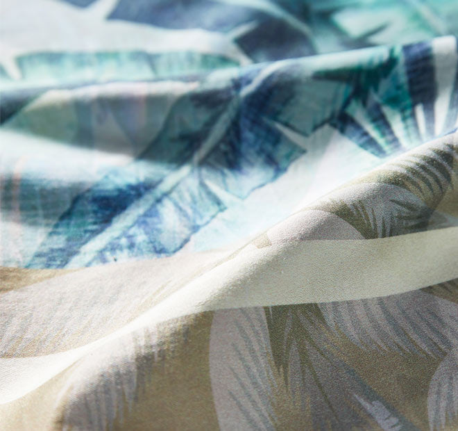 Canopy Quilt Cover Set Range Blue and Green