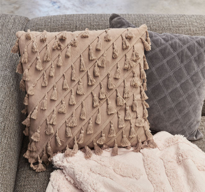 Dondi 45x45cm Filled Cushion Natural