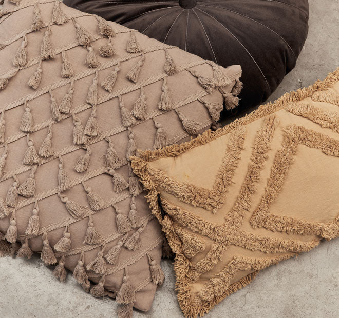 Dondi 45x45cm Filled Cushion Natural