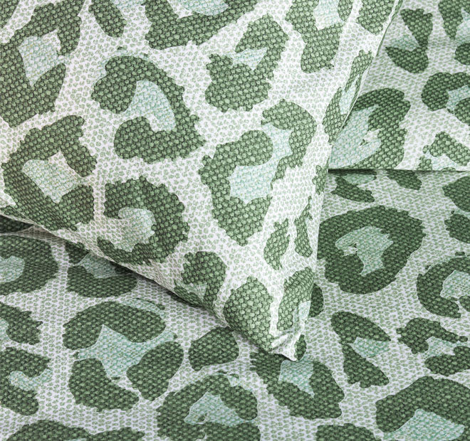 Fabrice Quilt Cover Set Range Green