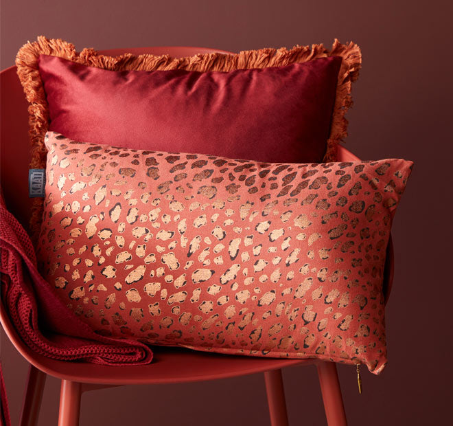 Felidea 30x50cm Filled Cushion Terra