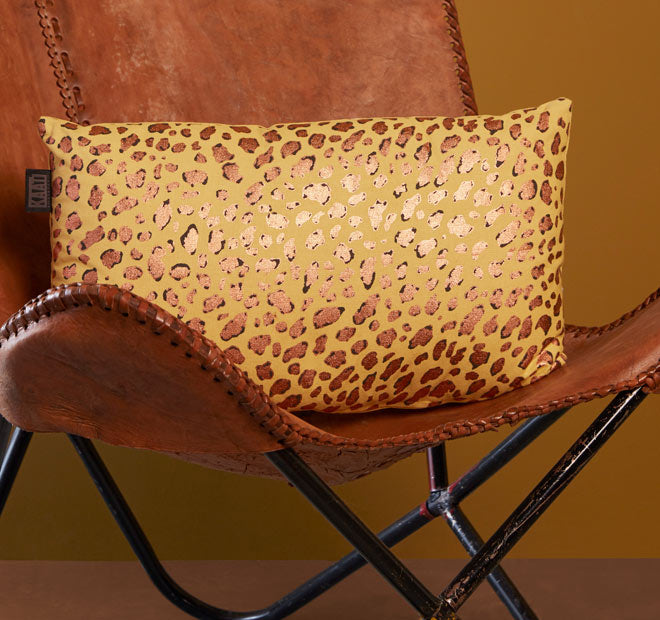 Felidea 30x50cm Filled Cushion Yellow