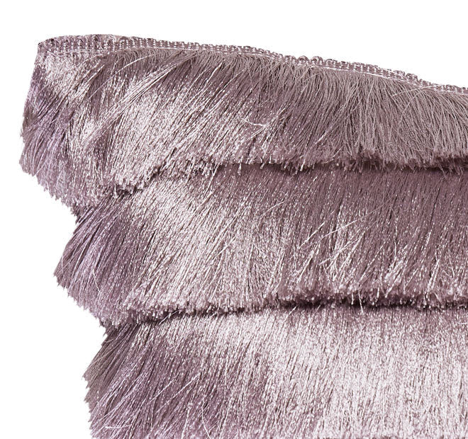 Fringy 40x40cm Filled Cushion Lilac