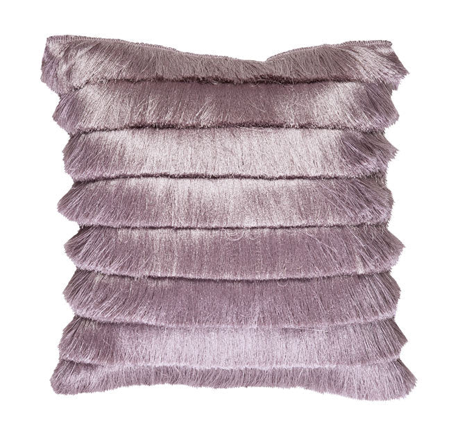 Fringy 40x40cm Filled Cushion Lilac