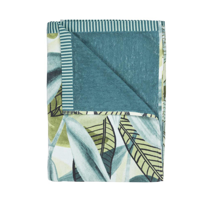 Jungle Vibe 100x180cm Beach Towel Green