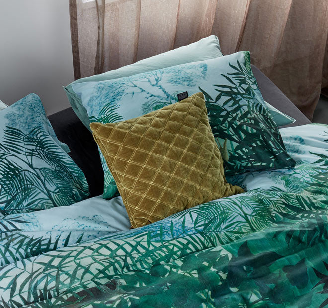Madagascar Quilt Cover Set Range Green