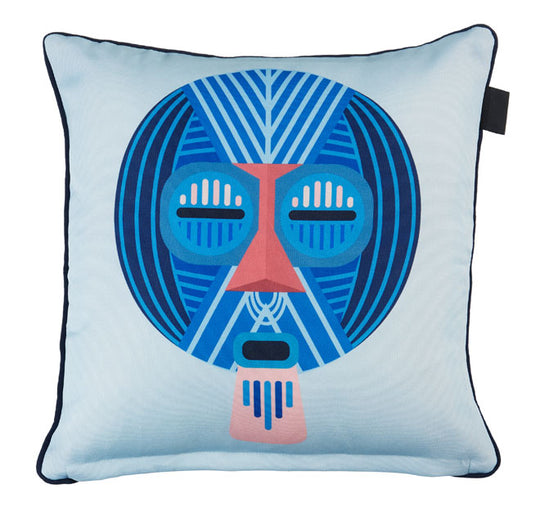 Mascarade 40x40cm Filled Cushion Blue