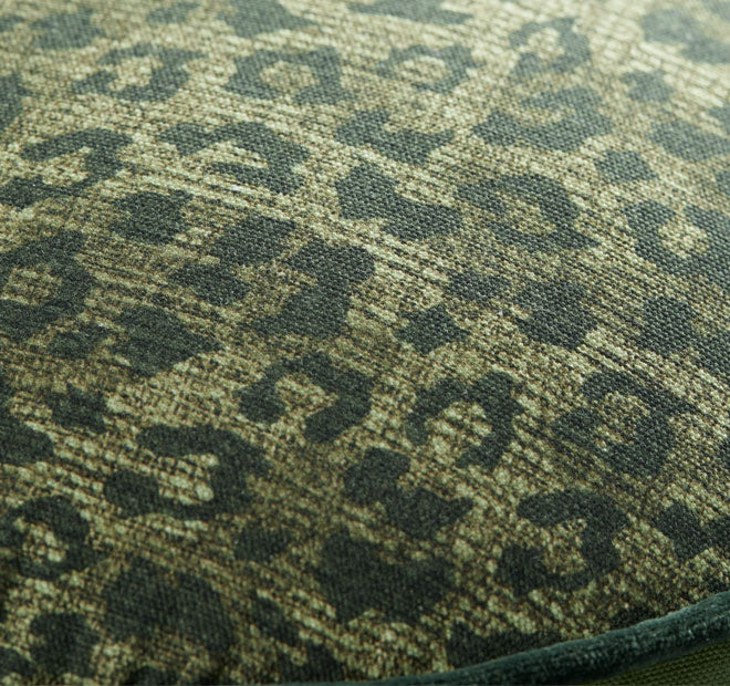 Pardus 40cm Round Cushion Green