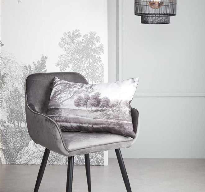 Phantom 40x60cm Filled Cushion Black