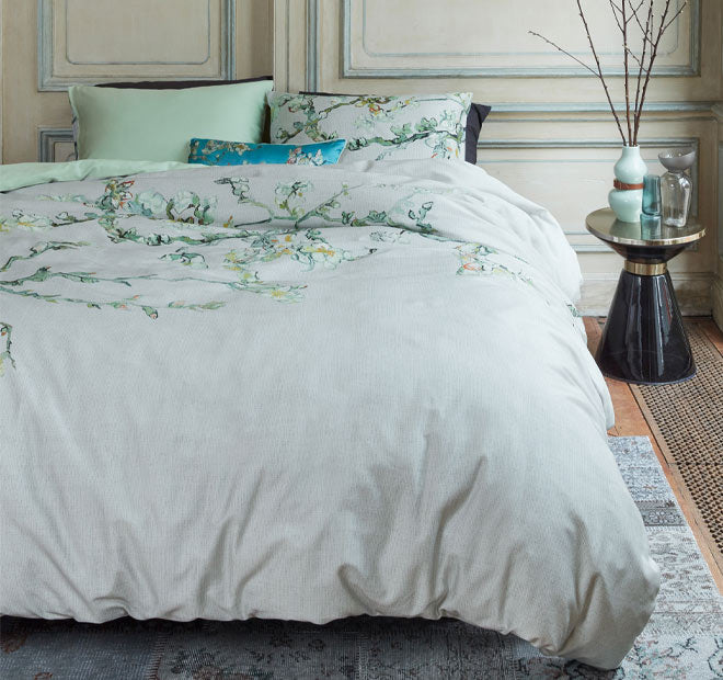 Blossom Quilt Cover Set Range Grey