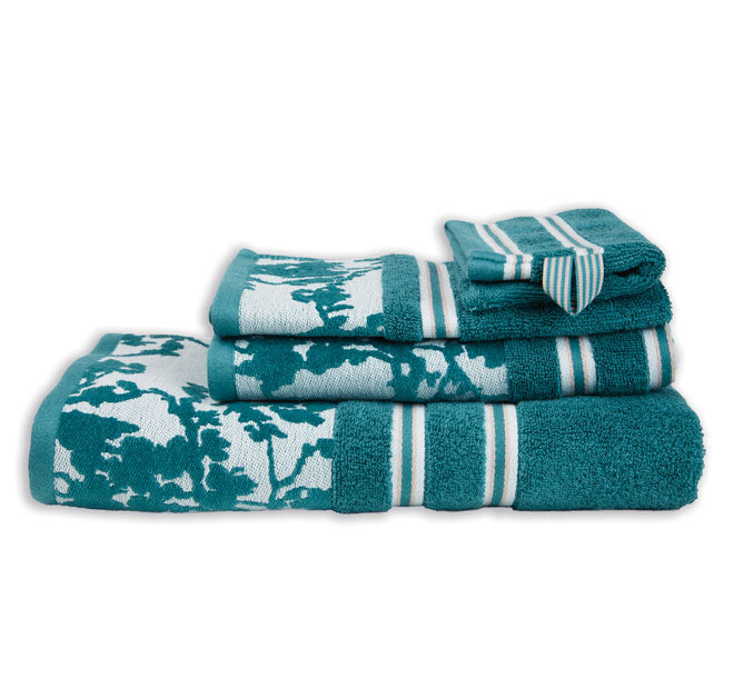 Fleurir Bath Towel Range Blue