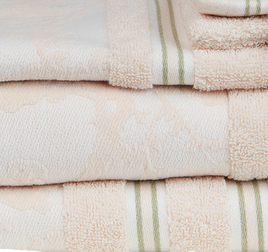 Fleurir Bath Towel Range Off White